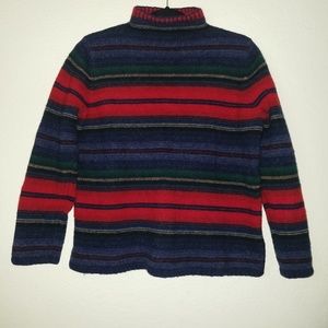 Ralph Lauren Multicolor Striped Turtleneck Sweater